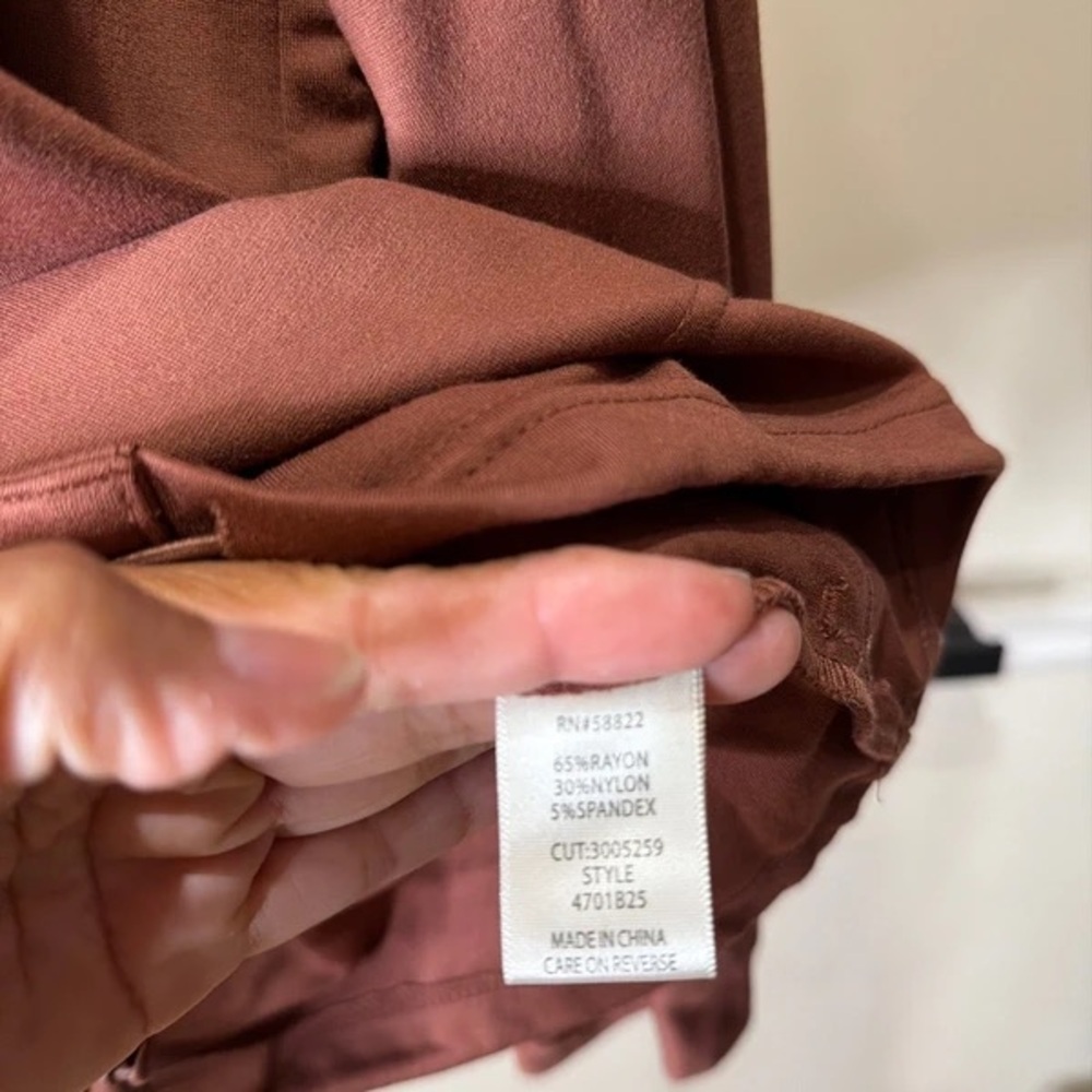 Max Studio Women's Button-Front Utility Jacket - Rusty Rose - Picture 3 of 5